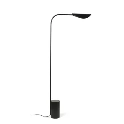 FARO BARCELONA Liggera gulvlampe, sort, stål, højde 138,3 cm