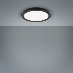 Aqua Plano LED indbygningslampe IP44, sort^LIGHTME New