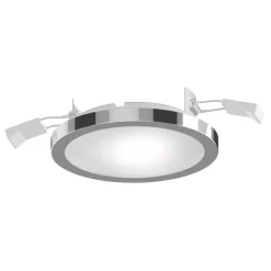 Aqua Pur LED-indbygningsspot Ø11,2 cm krom^LIGHTME Hot