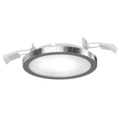 LIGHTME Loftlamper>Aqua Pur LED-indbygningsspot Ø11,2 cm sølv