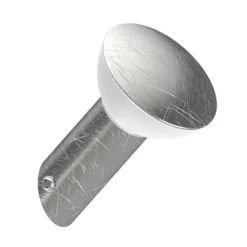 LIGHTME Aqua Sidelight spejllampe, skrå, sølv