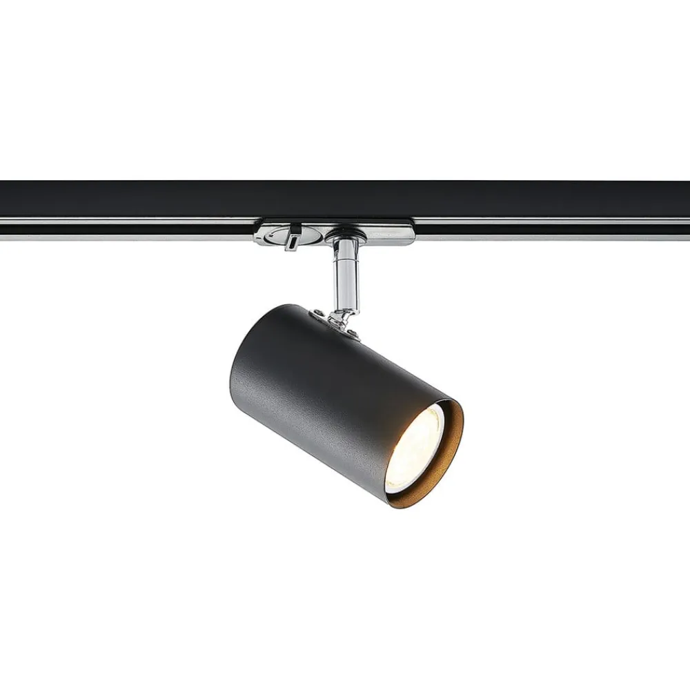 Lindby Arbejdsrum/Kontor|Gang>1 lyskilde skinnesystem Linaro, GU10, 10 lyskilder sort