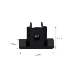 Lindby 1 lyskilde skinnesystem Linaro, GU10, 4 lyskilder, sort