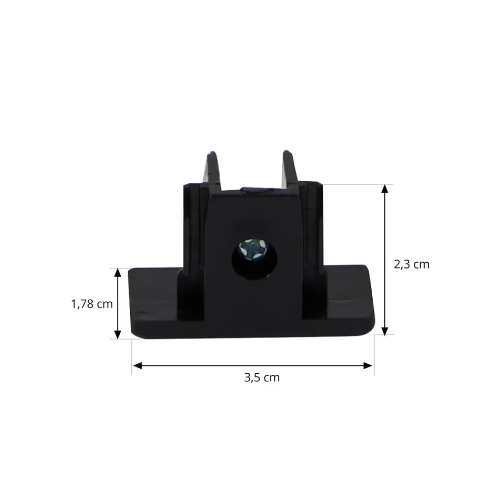 Lindby 1 lyskilde skinnesystem Linaro, GU10, 4 lyskilder, sort