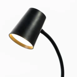 Ailina LED-bordlampe, klemmefod, sort^Lindby Best