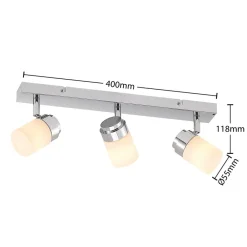 Alimari loftspot, krom, lang^Lindby Clearance