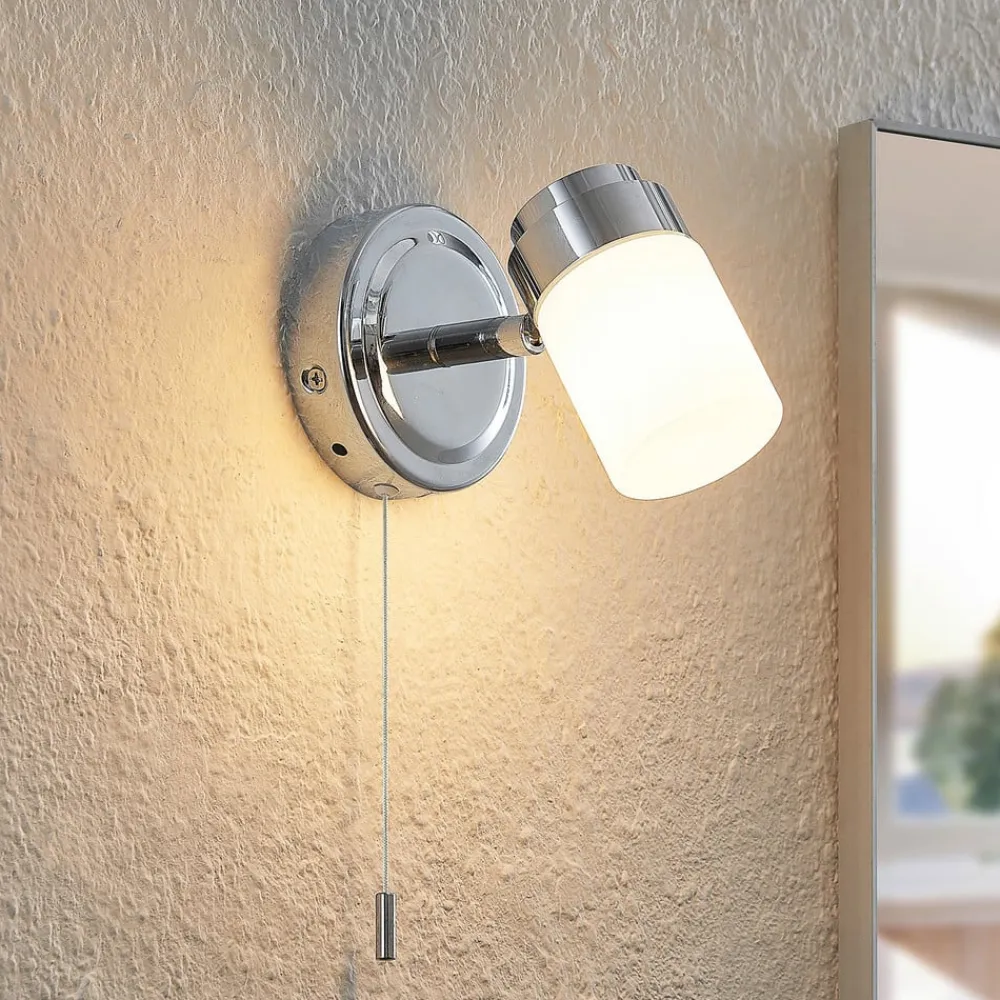 Alimari væglampe, krom^Lindby