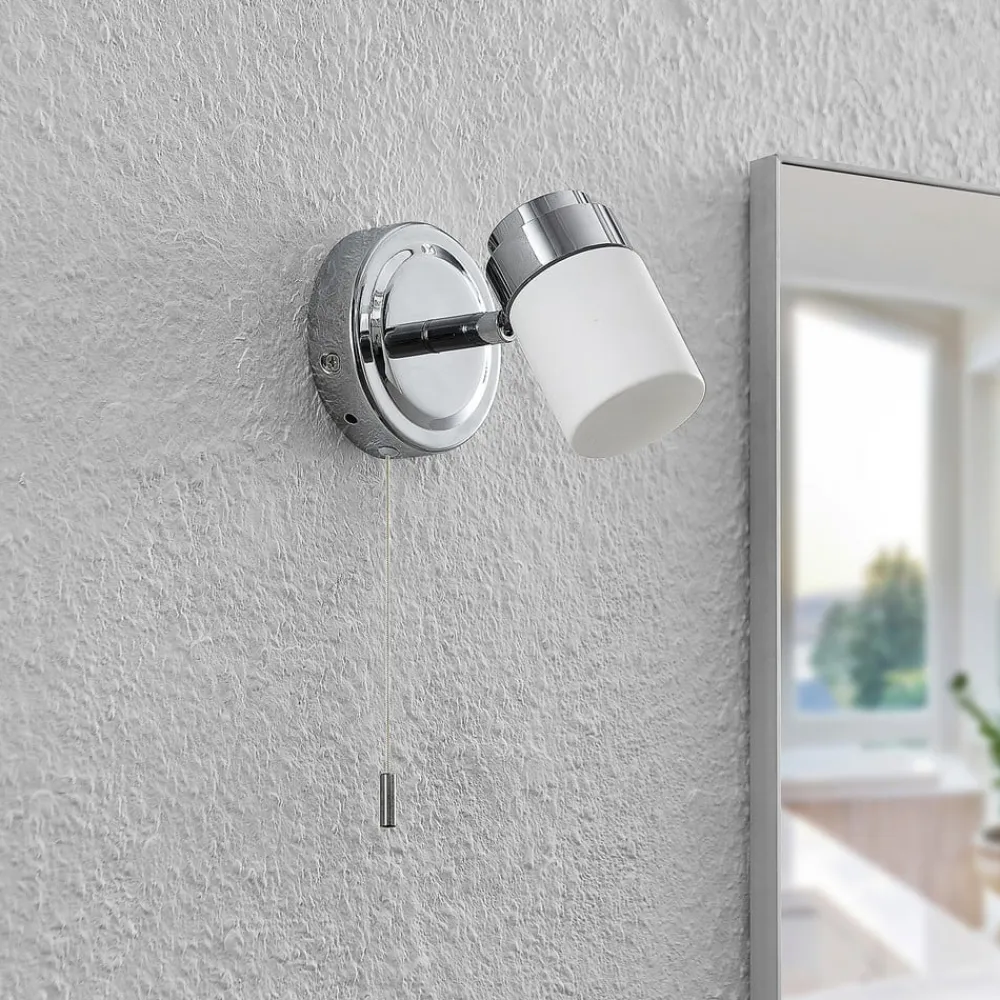 Alimari væglampe, krom^Lindby