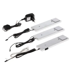 Amaryll LED-underskabsbelysning, 3 stk sølv^Lindby Sale