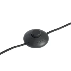 Lindby Aralena gulvlampe, sort/guld, højde 143,5 cm