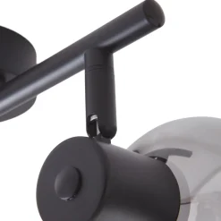 Arna loftlampe, sort, 2 lyskilder^Lindby New