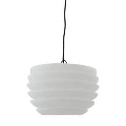 Arona udendørs hængelampe, Ø 38 cm, hvid^Lindby New