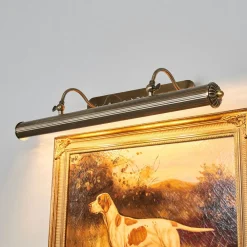 billedvægslampe Joely, 73 cm, messing, metal, E14^Lindby Outlet