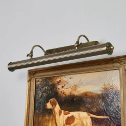 billedvægslampe Joely, 73 cm, messing, metal, E14^Lindby Outlet