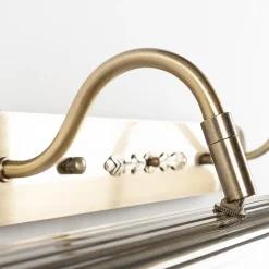 billedvægslampe Joely, 73 cm, messing, metal, E14^Lindby Outlet