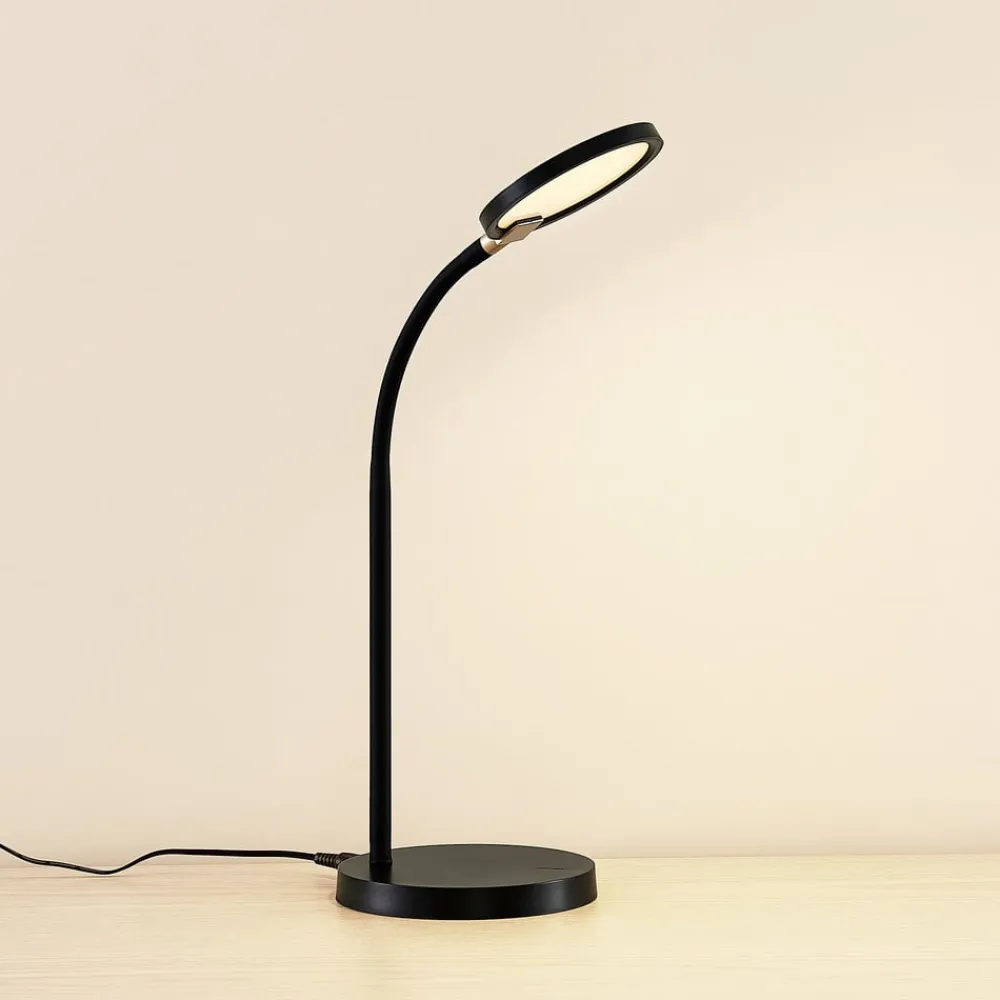 Lindby Arbejdsrum/Kontor|Bordlamper>Binera LED-bordlampe med 3-trins dæmper