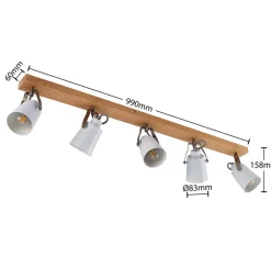 Blana loftlampe, 5 lyskilder^Lindby New