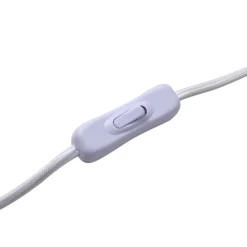 Lindby bordlampe Aelith, Ø 30 cm, hvid, keramik, E27