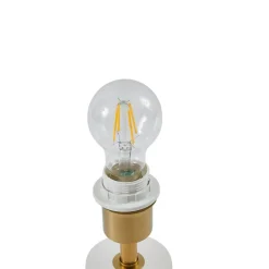 bordlampe Alabaster, hvid/beige, Ø 25 cm, marmor, E27^Lindby Online
