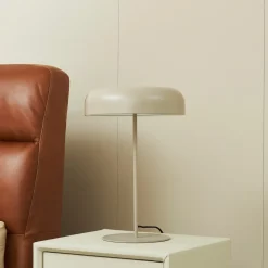 bordlampe Edion, beige, metal, 45 cm^Lindby Hot