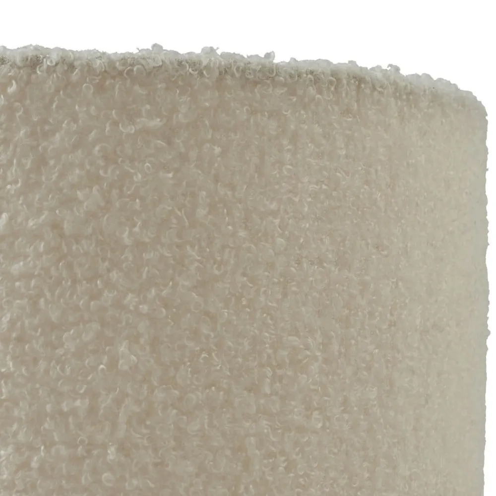 Lindby bordlampe Jone, hvid, tekstil, 30 cm