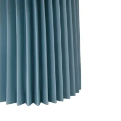 Lindby bordlampe Magali, lyseblå, papir, Ø 34 cm, E14