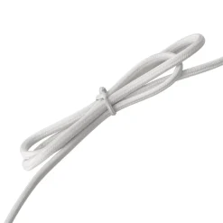 Lindby bordlampe Magali, lyseblå, papir, Ø 34 cm, E14