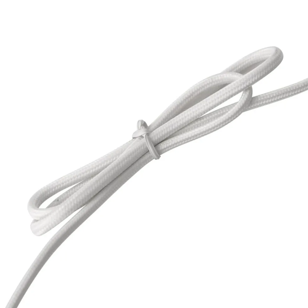 Lindby bordlampe Magali, lyseblå, papir, Ø 34 cm, E14