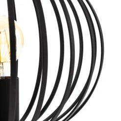 bordlampe Maivi, sort, 25 cm, jern, bur^Lindby Discount