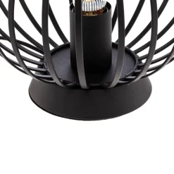 bordlampe Maivi, sort, 25 cm, jern, bur^Lindby Discount