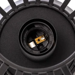 bordlampe Maivi, sort, 25 cm, jern, bur^Lindby Discount