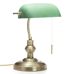 bordlampe Milenka, bronze, højde 38 cm, metal^Lindby Best