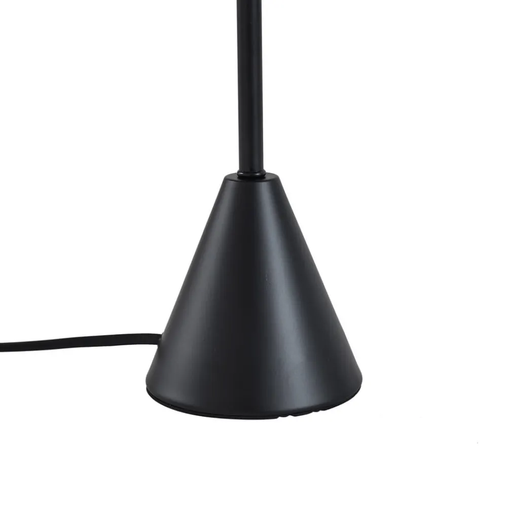 Lindby Bordlamper>bordlampe Norvik, højde 35 cm, sort/grå, metal