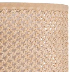 bordlampe Soula, Ø 20 cm, beige, plast, E27^Lindby New