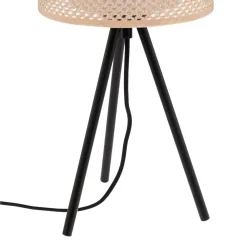 bordlampe Soula, Ø 20 cm, beige, plast, E27^Lindby New