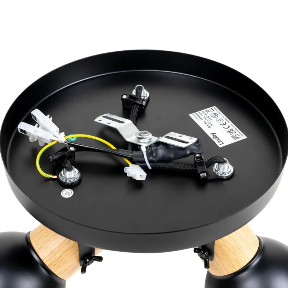 Lindby Bosko spotlight, 3 lyskilder, rund