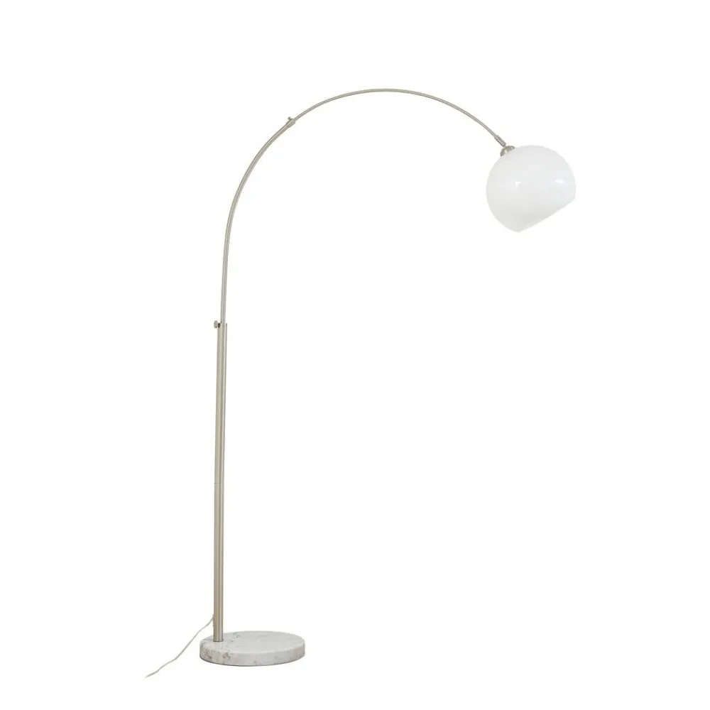 buelampe Alverton, hvid/nikkel, glas, 197 cm^Lindby Sale