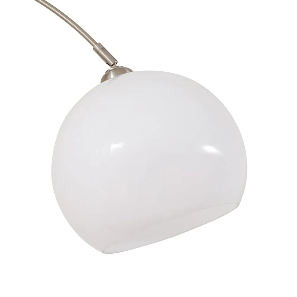 buelampe Alverton, hvid/nikkel, glas, 197 cm^Lindby Sale