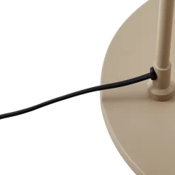 Lindby buelampe Triangolo, beige, højde 195 cm, metal, E27