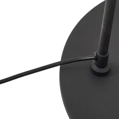 buelampe Triangolo, sort, højde 195 cm, metal E27^Lindby Hot