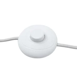 Lindby buelampe Valdorin, beige, papir, 195 cm, IP20