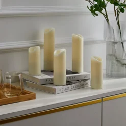 Lindby Candora LED-kerte, 5 stk, fjernbetjening