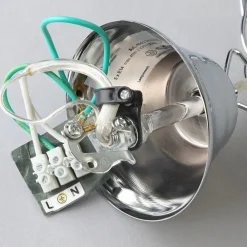 Casparia lysekrone, kromfarvet, krystal, E14^Lindby New