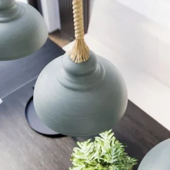 Lindby Chaby hængelampe i betonlook, 3 lyskilder