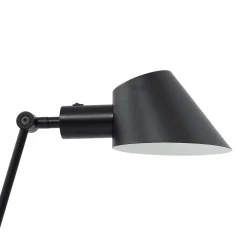 Lindby Corali bordlampe, sort, metal, højde 64 cm