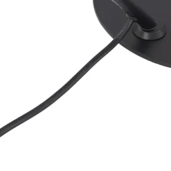 Lindby Corali bordlampe, sort, metal, højde 64 cm