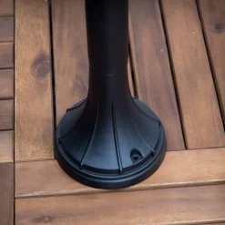 Lindby Daphne vejlampe, 120 cm, sort, metal, E27