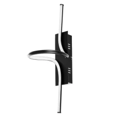 Divola LED-væglampe, stepdim, sort^Lindby Best