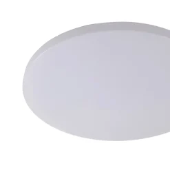 Lindby Doki LED udendørs loftslampe, 34 cm, hvid, plast