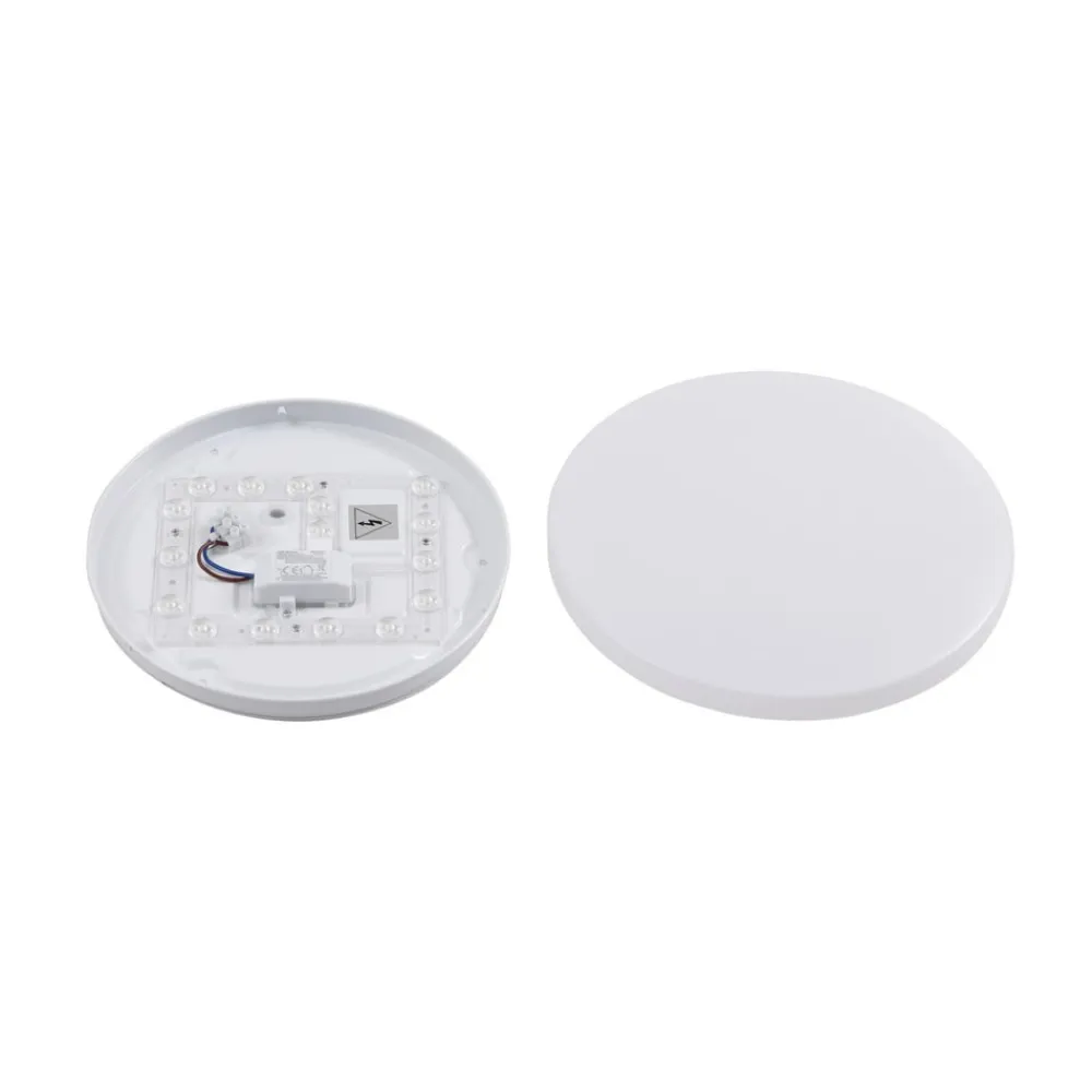 Doki LED udendørs loftslampe, 26 cm, hvid, plast^Lindby Sale